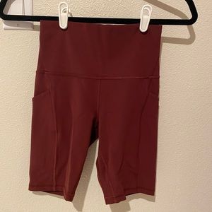 Lululemon Align High Rise Shorts with Pockets 8” size 4